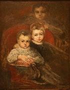 Karel Purkyne The Artists Children oil painting